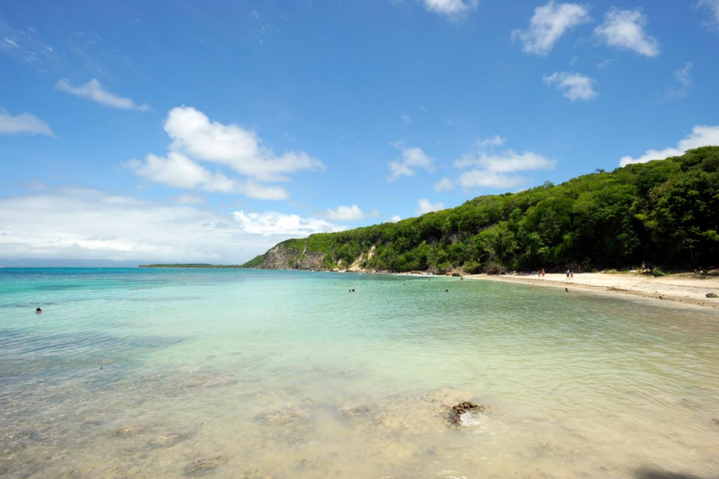 La plage de la Perle à Deshaies