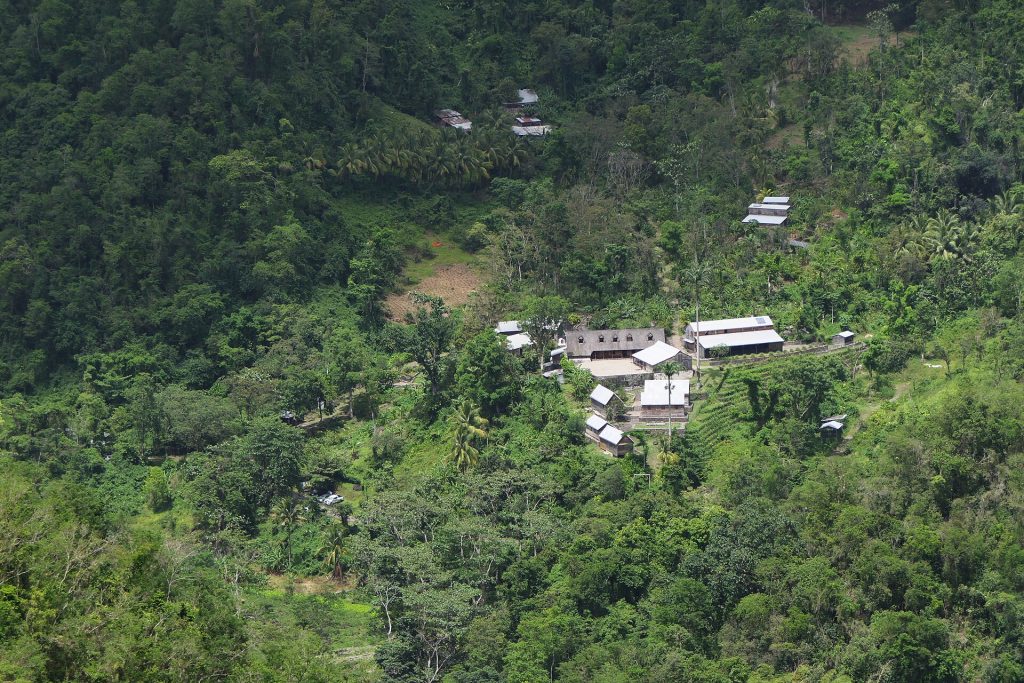 L'habitation La Grivelière dans la vallée de la Grande Rivière, à Vieux-Habitants