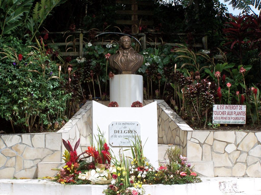 Le monument à Louis Delgrès à Matouba, où il se sacrifia en 1802