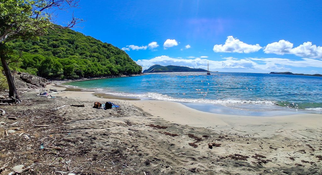 La plage de l'Anse Crawen, à Terre-de-Haut