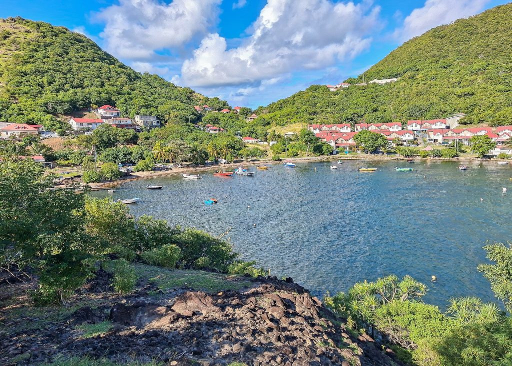 La baie du Marigot à Terre-de-Haut, aux Saintes