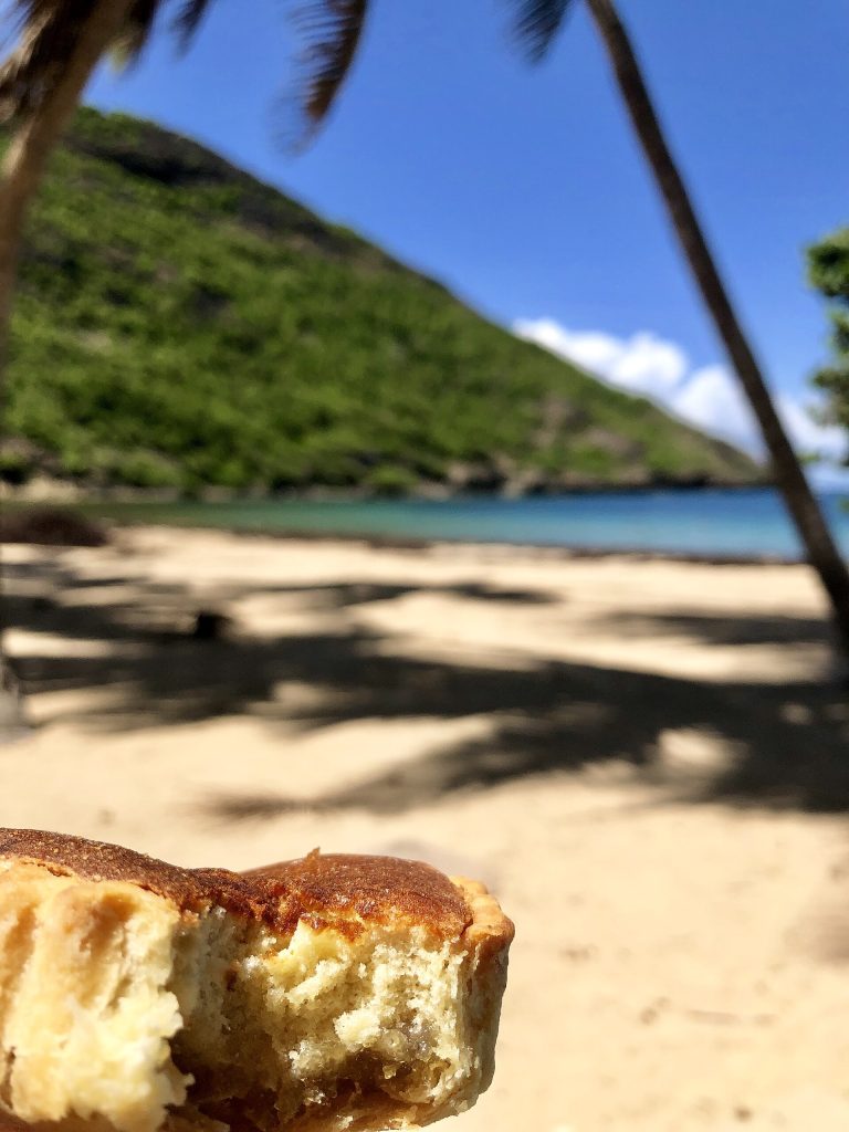 Un morceau de tourment d'amour sur une plage des Saintes